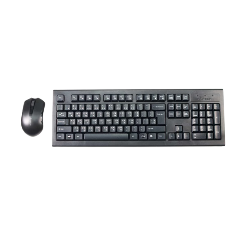 A4TECH 3000N Black Wireless Keyboard & Mouse Combo