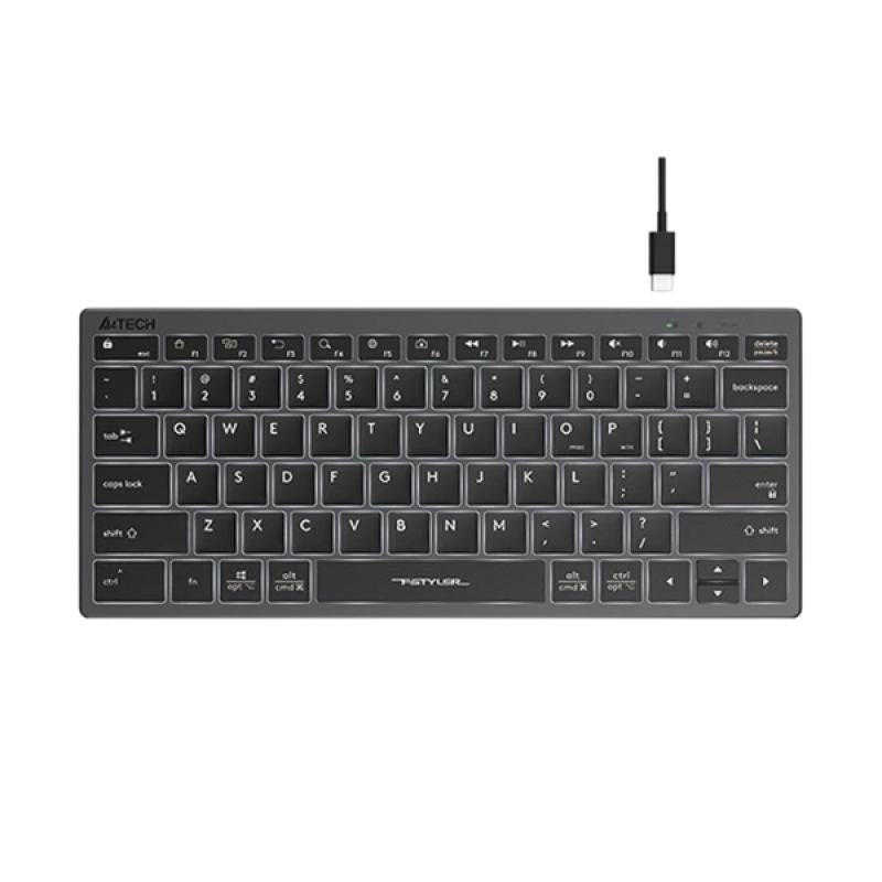 A4tech FX61 Mini FStyler Grey Wired Keyboard