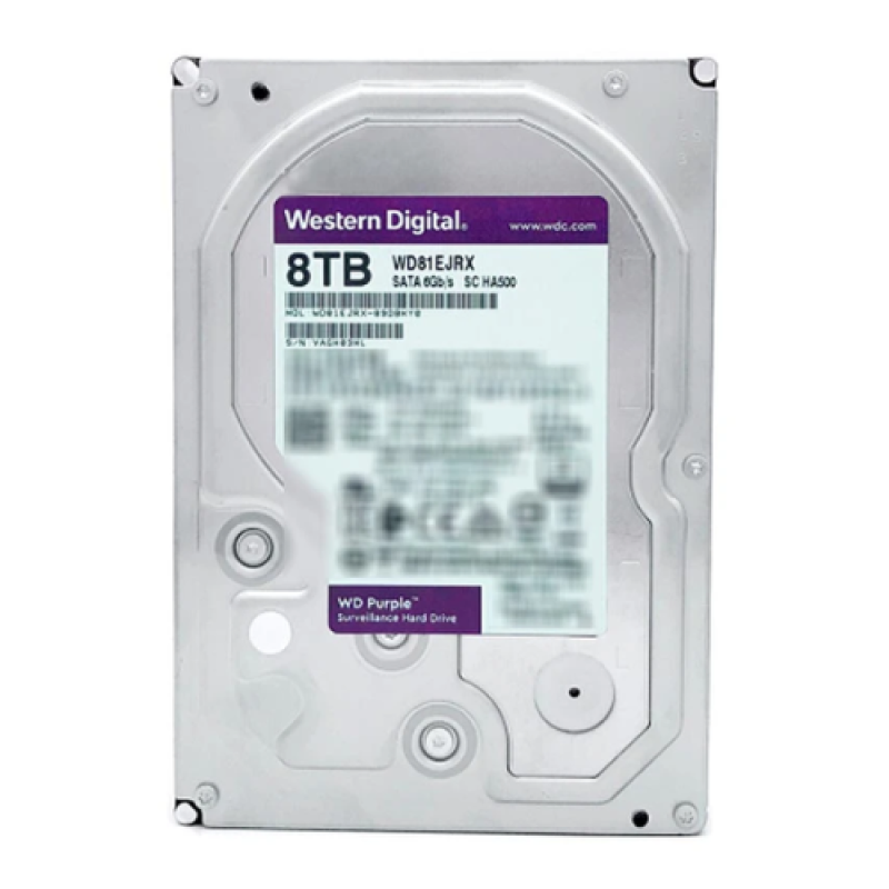 Western Digital 8TB 3.5" PURPLE Surveillance HDD
