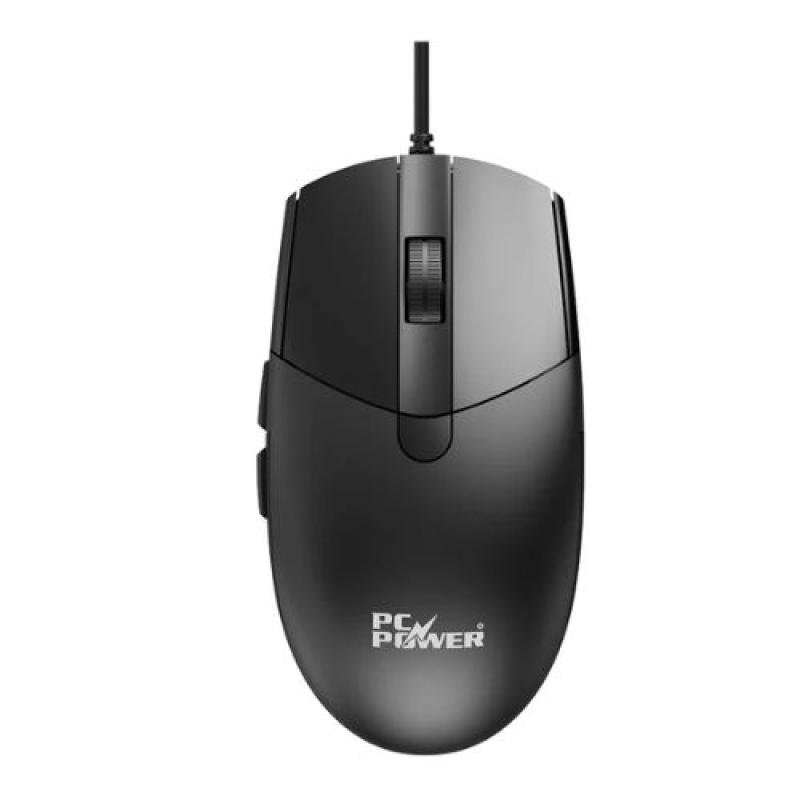 Pc Power PCM-378-6D Wired Black Mouse