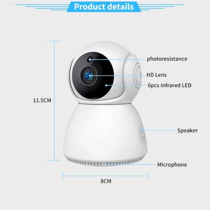 V380 Night Vision Home Security WiFi Camera