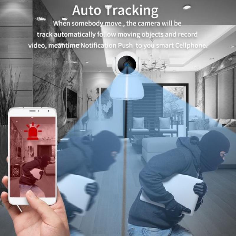 V380 Night Vision Home Security WiFi Camera