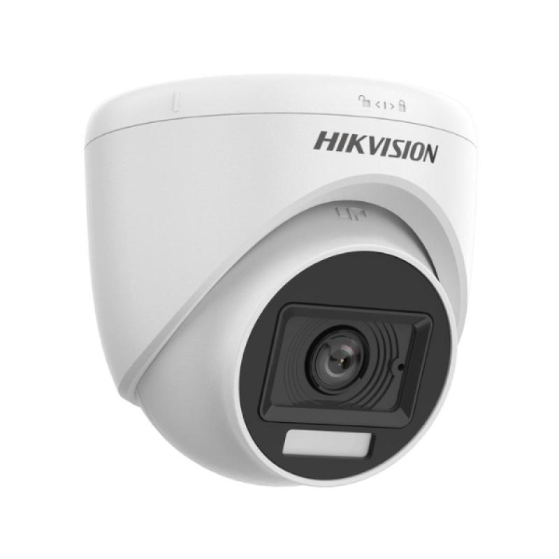 Hikvision DS-2CE76D0T-LPFS 2MP Audio Fixed Turret Camera - Built in Mic