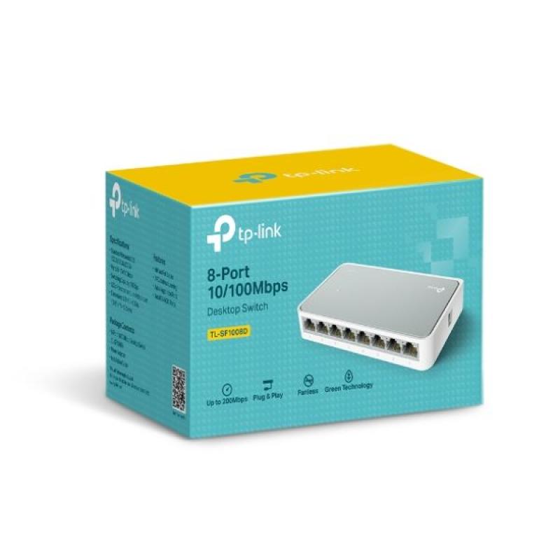 TP-Link TL-SF1008D 8Port 10/100Mbps Desktop Switch