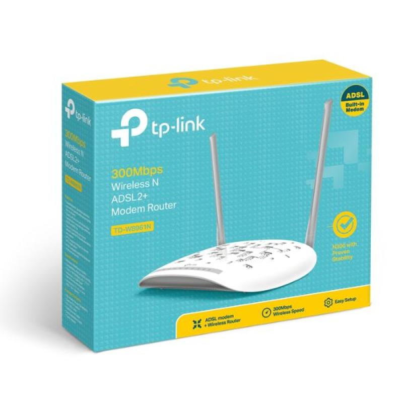 TP-Link TD-W8961N 300Mbps ADSL2+ Modem Router