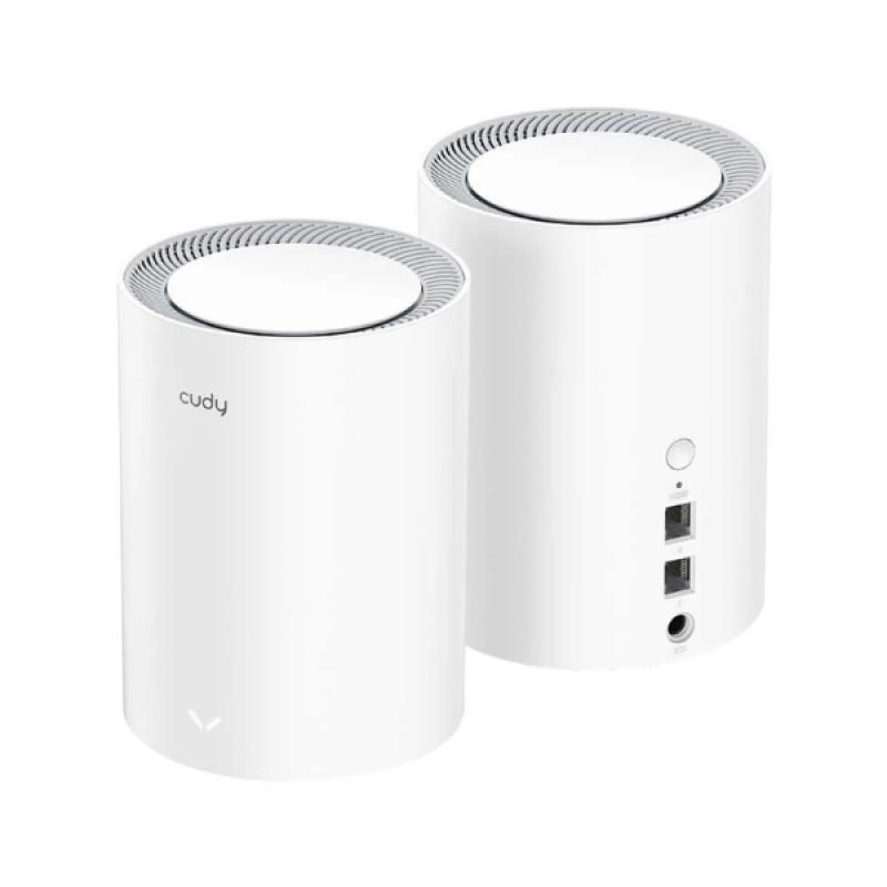 Cudy M1800 AX1800 Gigabit Dual-Band Mesh Wi-Fi Router (2-Pack)