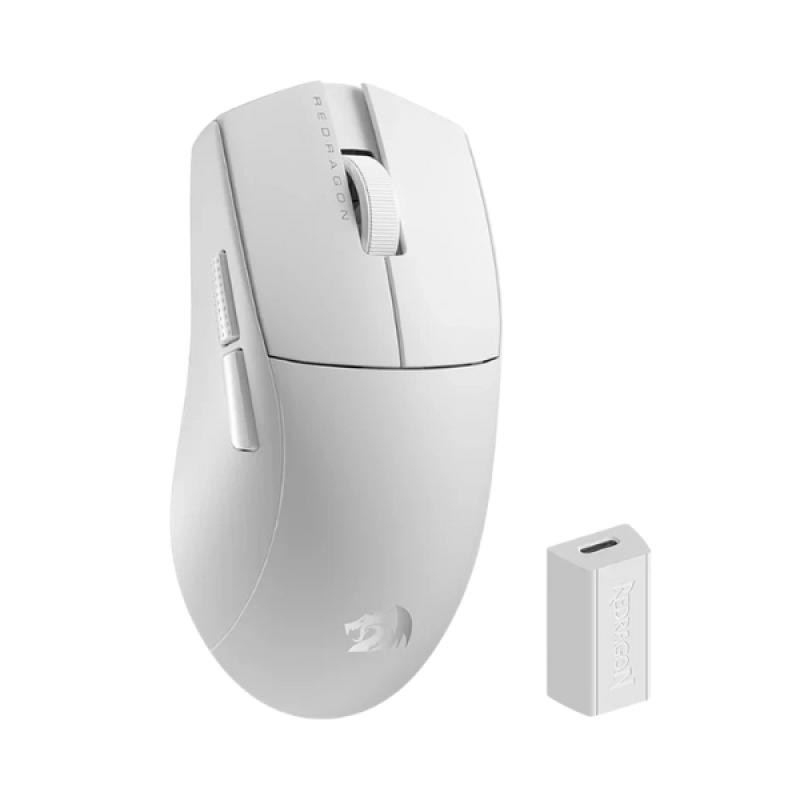 Redragon K1NG-LITE M916 White Gaming Mouse - Multi Mode