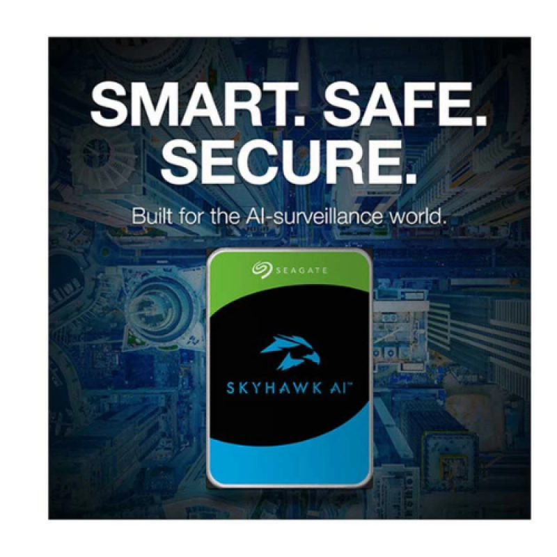 Seagate SKYHAWK AI 10TB 3.5 Inch SATA 7200RPM Surveillance HDD