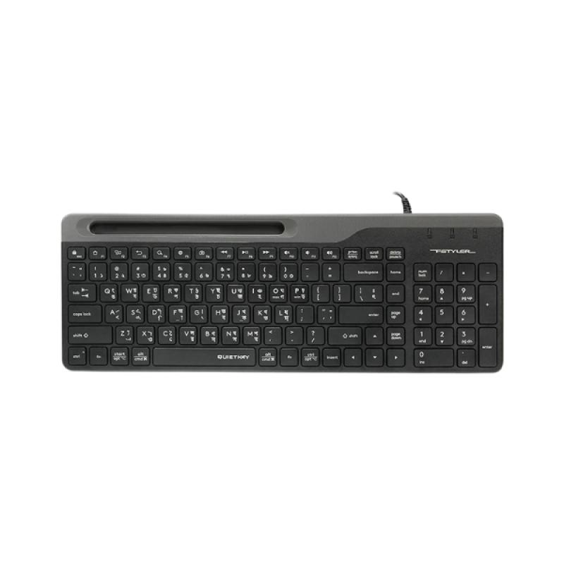 A4tech FK25 Fstyler Wired Black Multimedia Keyboard with Bangla
