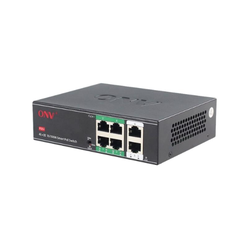 ONV-H1064PSD 6 Port Smart PoE Switch