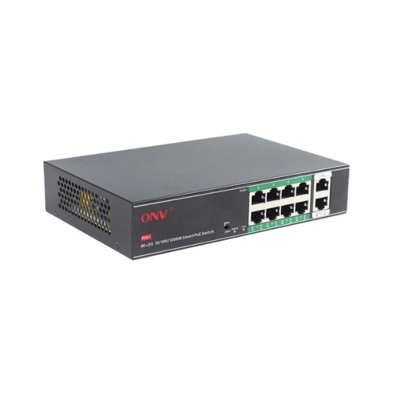 ONV-H1108PGL Gigabit Uplink 10-port PoE switch