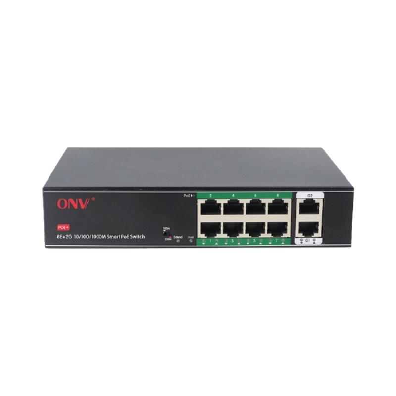 ONV-H1108PGL Gigabit Uplink 10-port PoE switch
