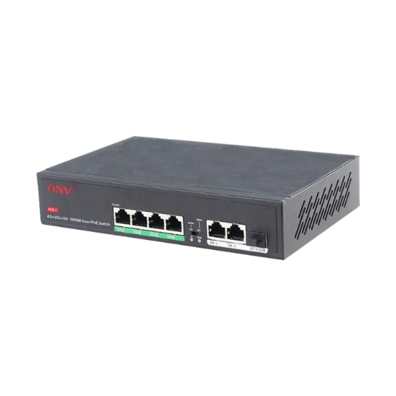 ONV-H3064PFD Gigabit 7-port PoE Switch