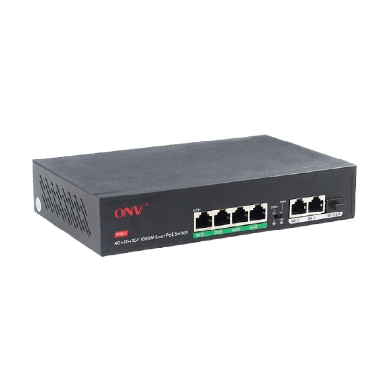 ONV-H3064PFD Gigabit 7-port PoE Switch