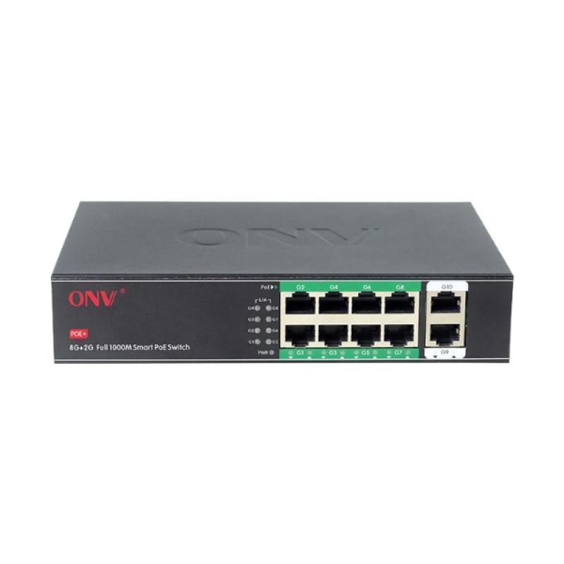 ONV-H3108PS Gigabit 10-port PoE Switch