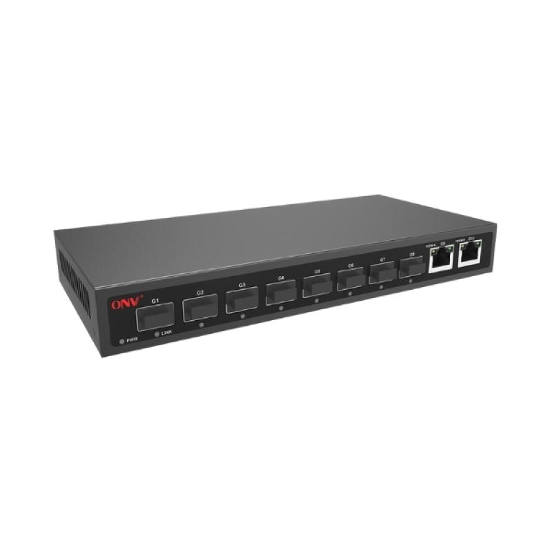 ONV-H3008FO Gigabit 10-port Ethernet Switch