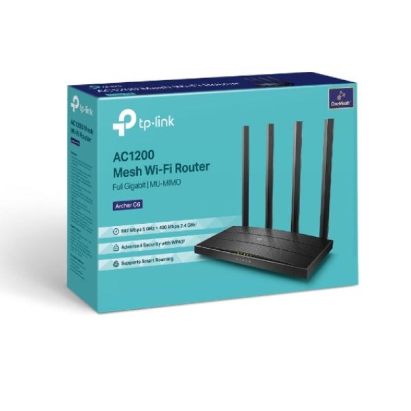 TP-Link Archer C6 V4.0 AC1200 Gigabit Router