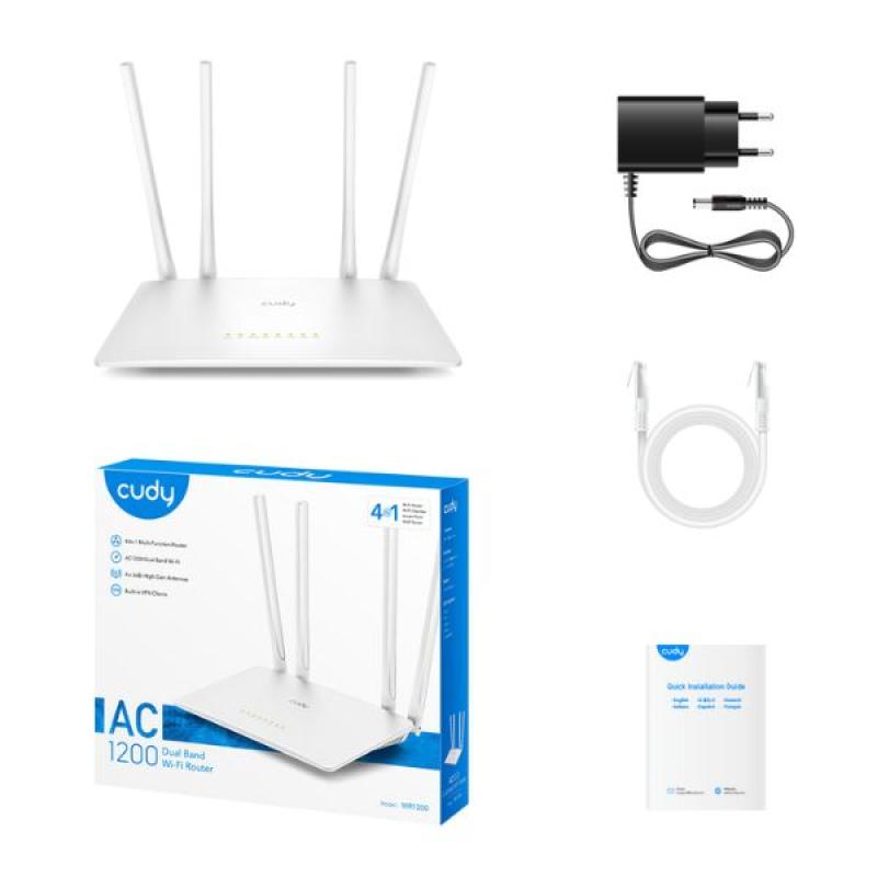 Cudy WR1200 AC1200 Dual Band WiFi Router