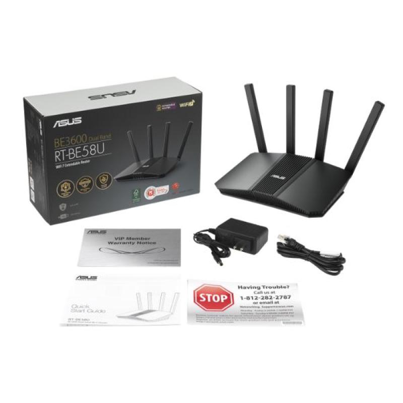 ASUS RT-BE58U BE3600 Dual Band Wi-Fi 7 Gaming Router