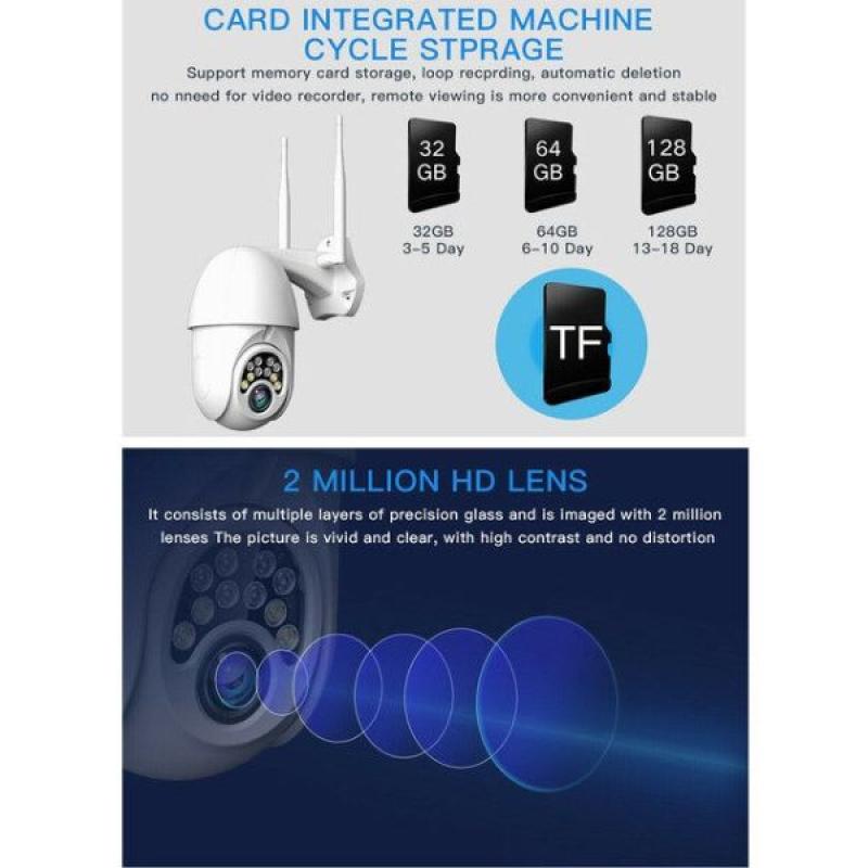 V380 3MP Q10 Full HD PTZ Wireless Wi-Fi Outdoor IP Camera