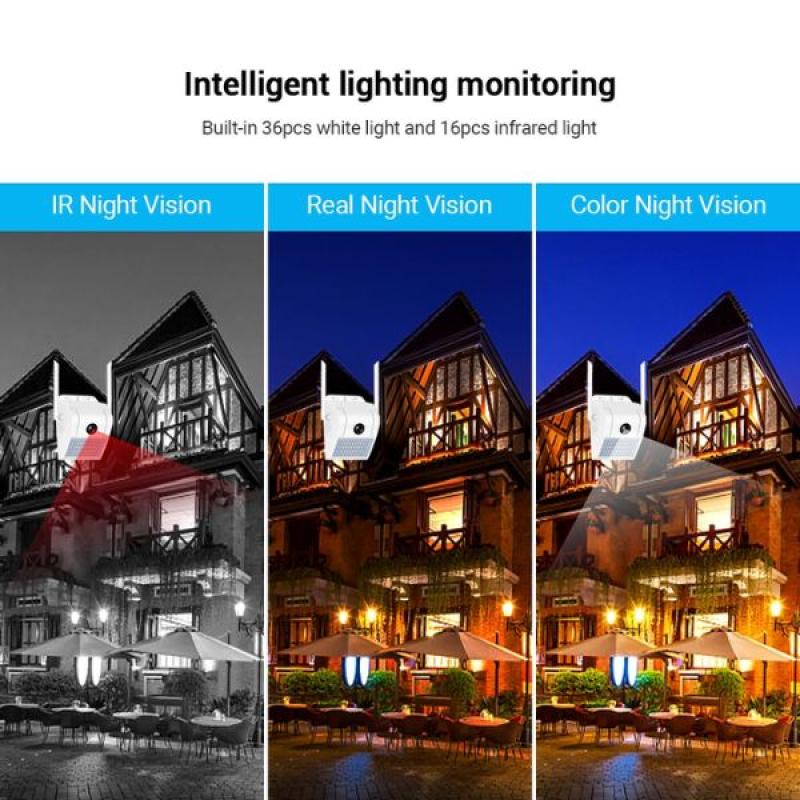 V380 Wall Lamp WiFi Outdoor Wireless Camera