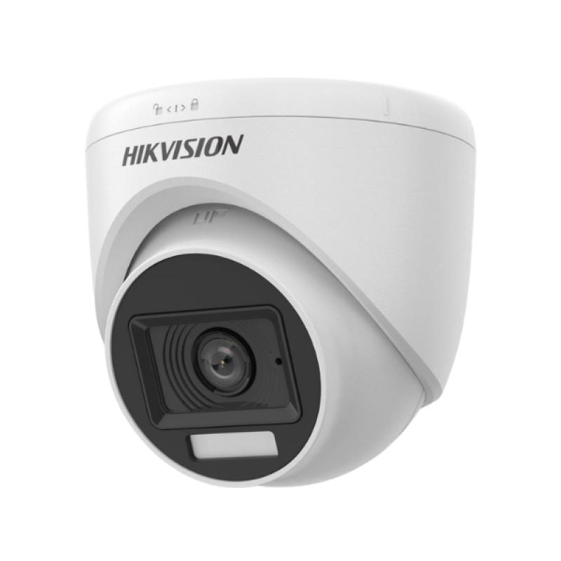 Hikvision DS-2CE76D0T-LPFS 2MP Audio Fixed Turret Camera - Built in Mic