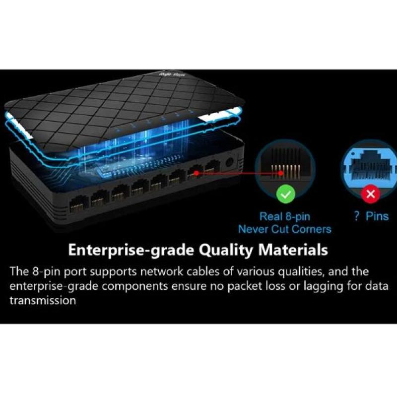 Ruijie RG-ES08G 8-Port Gigabit Unmanaged Switch