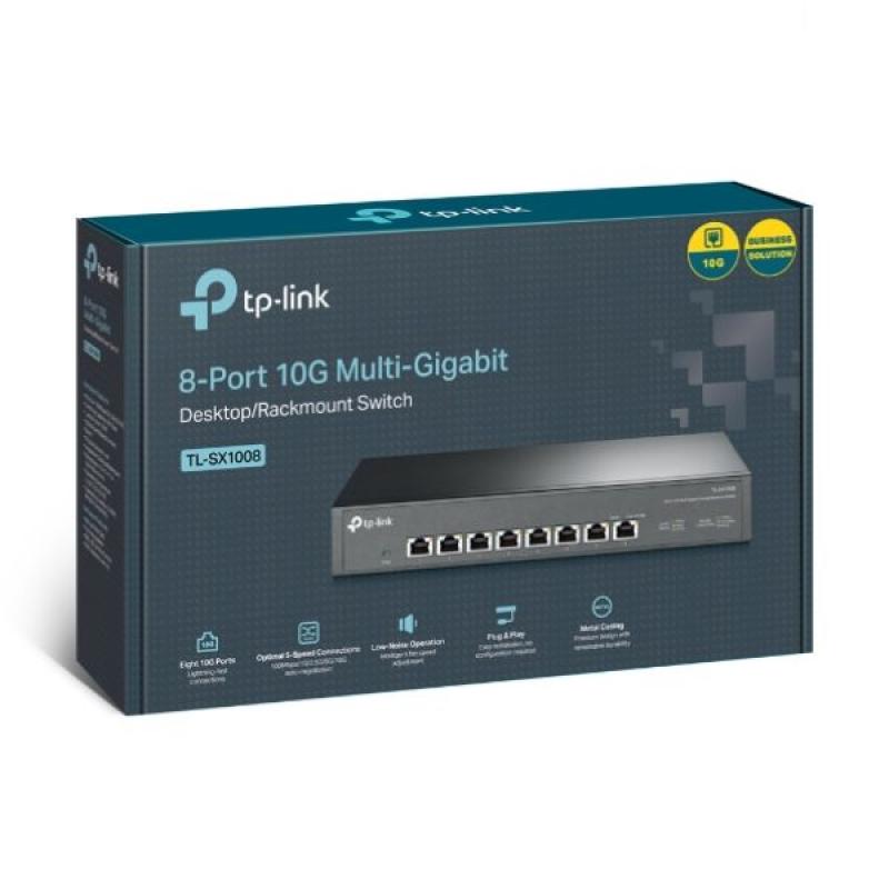 TP-Link TL-SX1008 8-Port 10G Desktop/Rackmount Switch