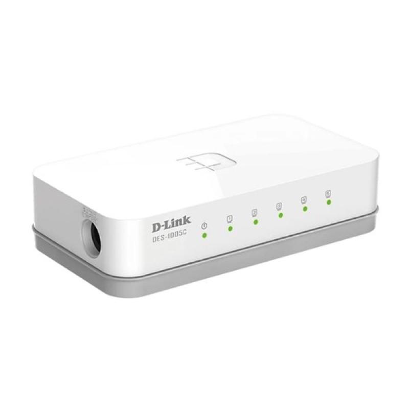D-Link DES-1005C 5 Port 10/100M Unmanaged Desktop Switch