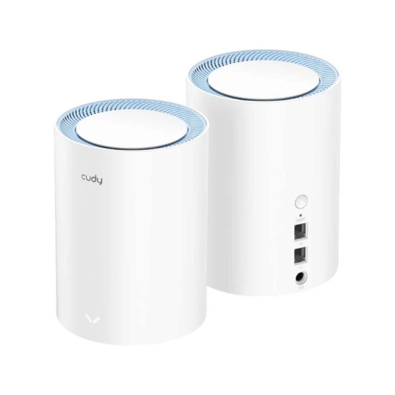 Cudy M1200 AC1200 Ethernet Dual-Band Mesh Wi-Fi Router (2-Pack)