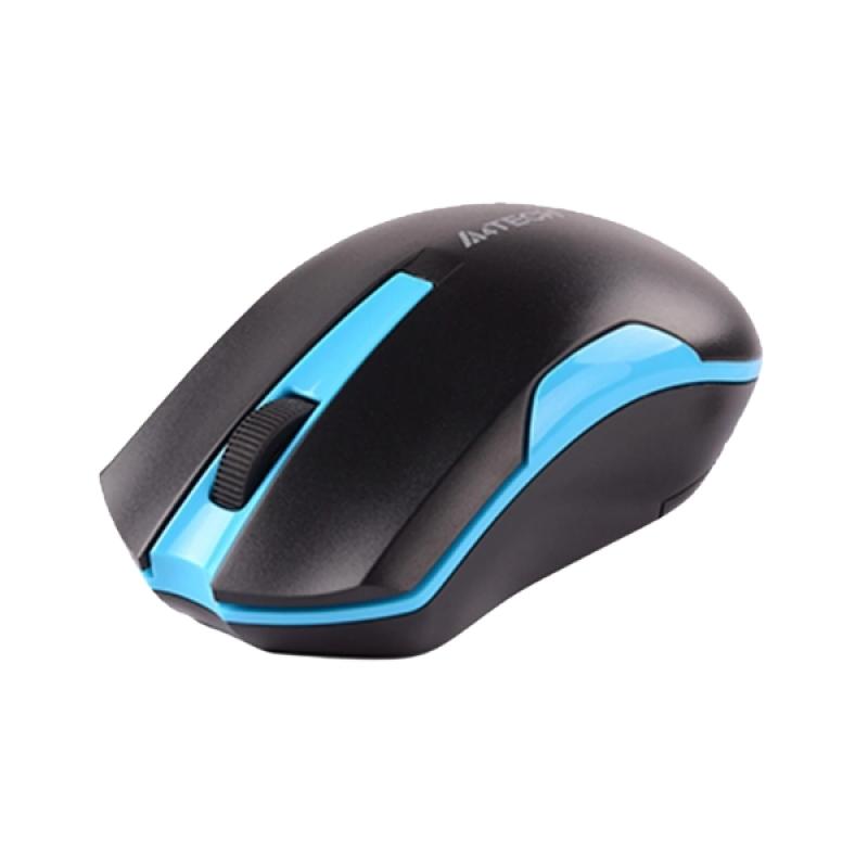 A4TECH G3-200/200N Black & Blue Wireless Mouse