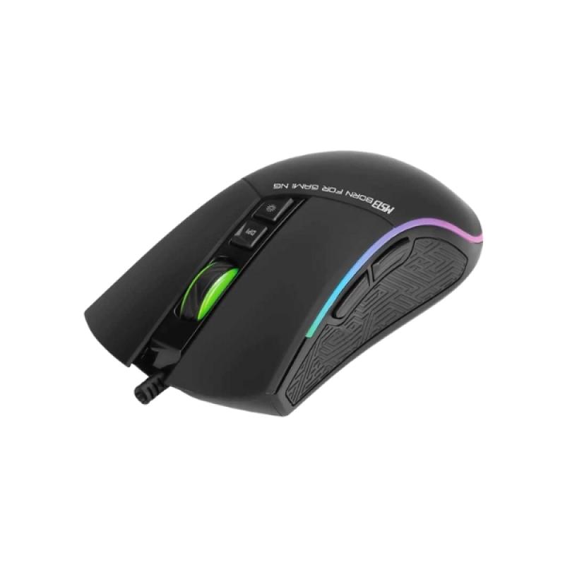 Marvo M513 RGB Wired Black Gaming Mouse