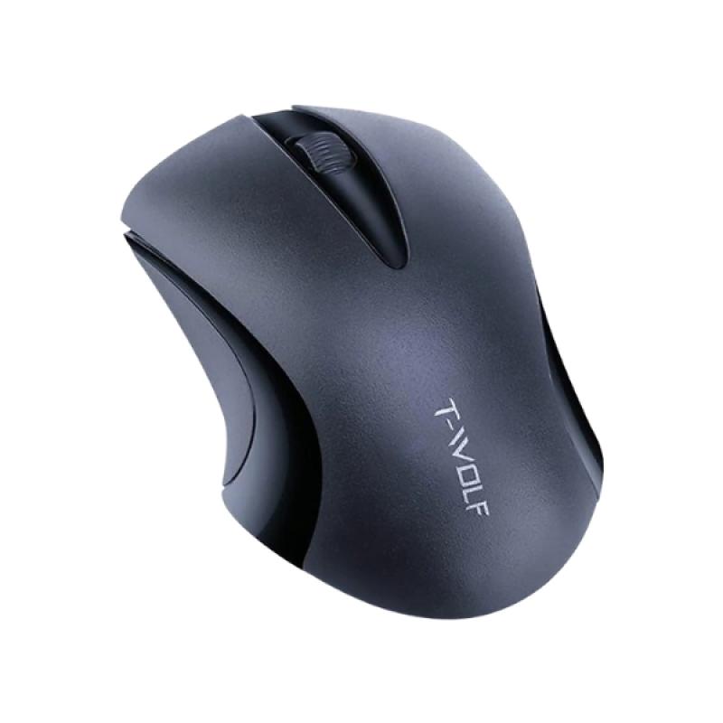 T-wolf Q2 Wireless Black Optical Mouse