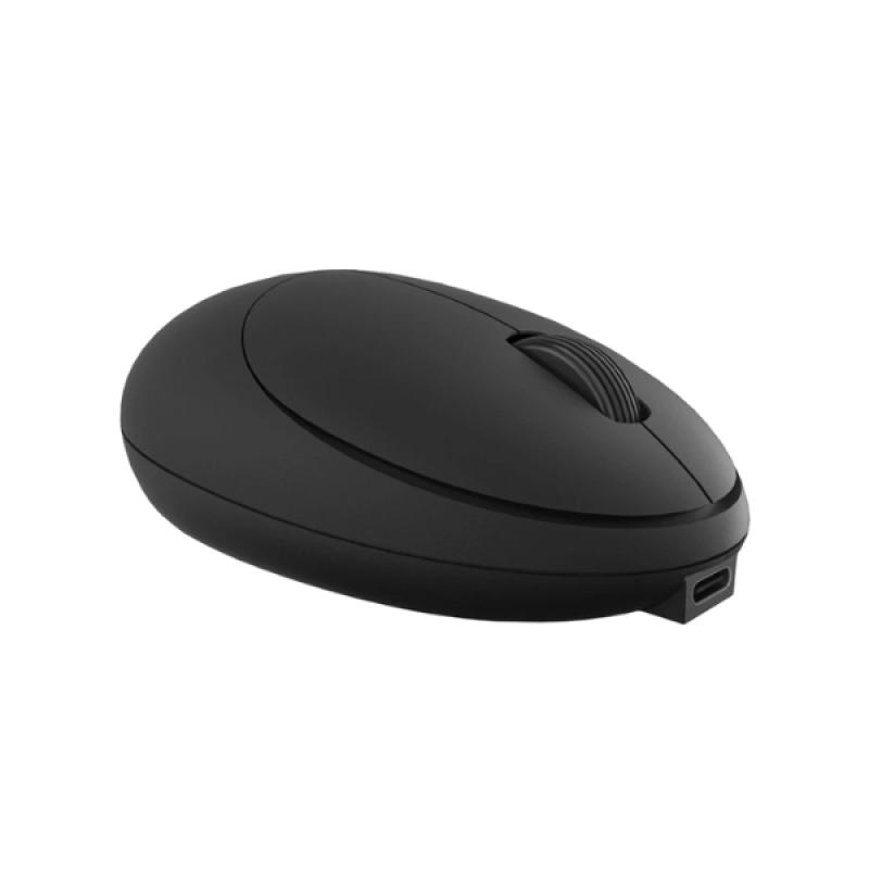 T-wolf T87 Wireless Black Rechargeable Mouse - Dual Mode