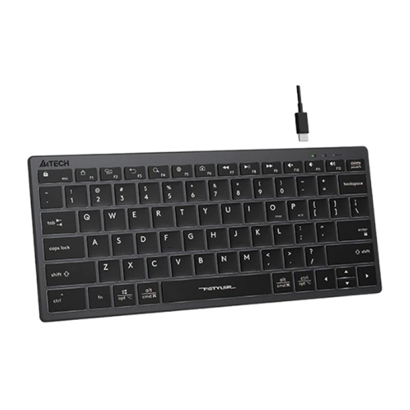 A4tech FX61 Mini FStyler Grey Wired Keyboard