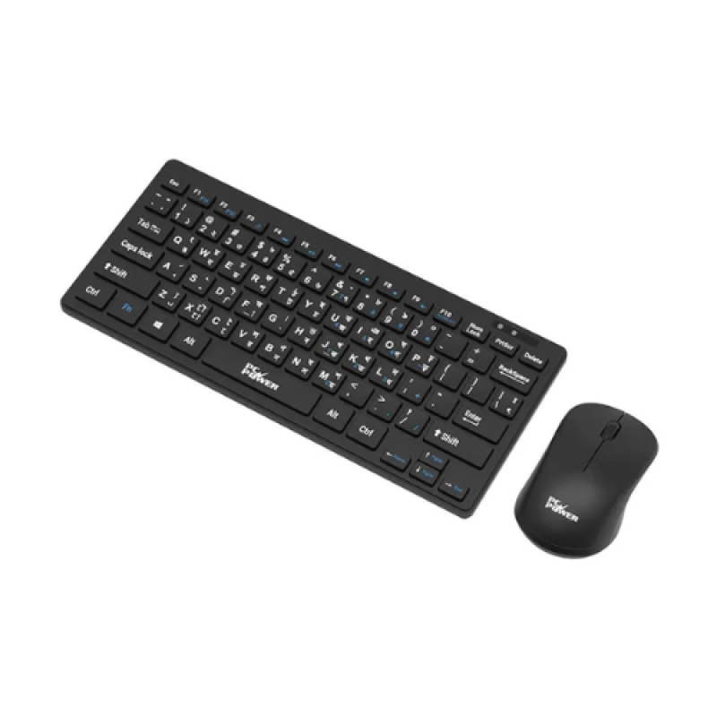 PC Power PCK-226 + PCM-936 Wireless Bangla Keyboard & Mouse Combo