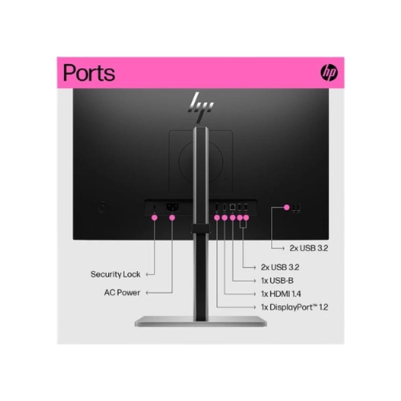 HP E24T G5 Elite 24 Inch FHD Monitor