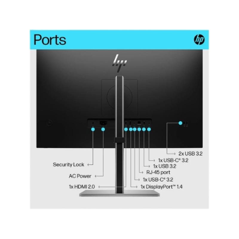 HP E27k G5 27 Inch 4K UHD Display Monitor