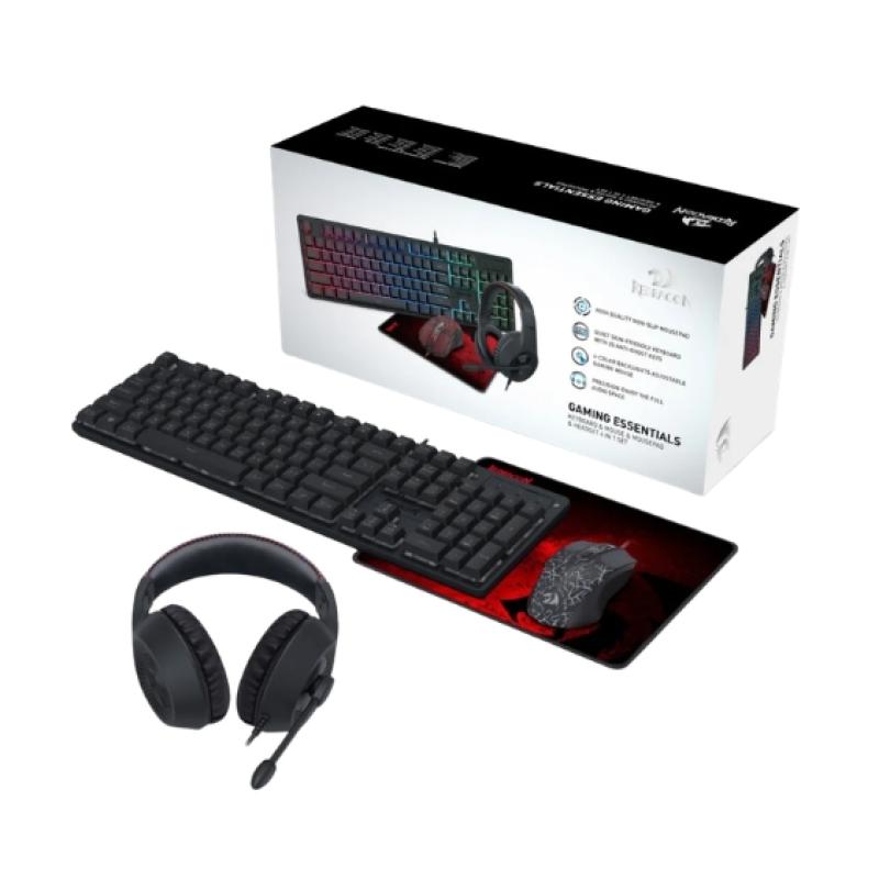 Redragon S107P-BA 4 in 1 Gaming combo