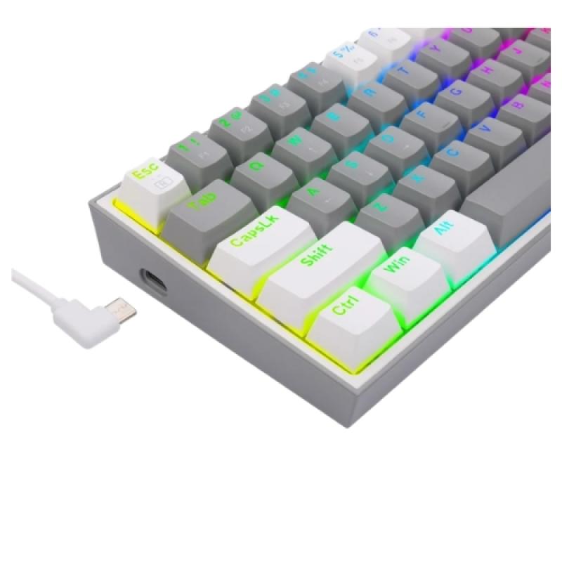 Redragon K617 FIZZ Rainbow 60% Wired Gaming Mechanical Keyboard