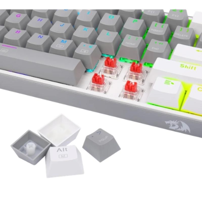 Redragon K617 FIZZ Rainbow 60% Wired Gaming Mechanical Keyboard