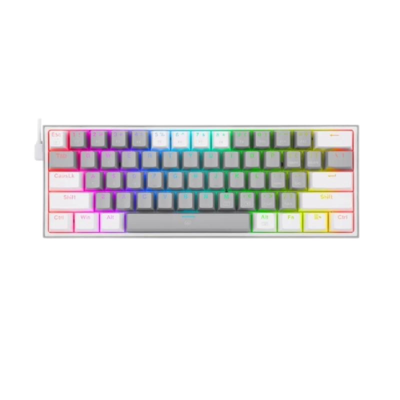 Redragon K617 FIZZ Rainbow 60% Wired Gaming Mechanical Keyboard