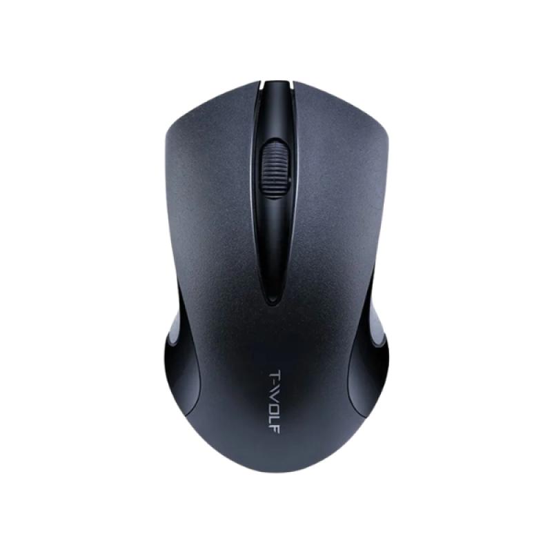 T-wolf Q2 Wireless Black Optical Mouse