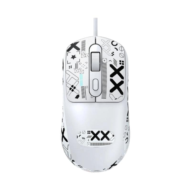 T-wolf G580 Wired Black Optical Mouse tih Grip Tape